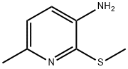 3-AMINO-6-METHYL-2-(METHYLTHIO)PYRIDINE Structure
