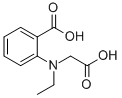 2-[(CARBOXYMETHYL)ETHYLAMINO]-BENZOIC ACID Structure