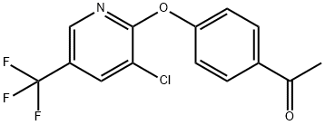 2-(4-ACETOPHENOXY)-3-CHLORO-5-TRIFLUOROMETHYL PYRIDINE Structure