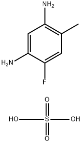 4-FLUORO-6-METHYL-m-PHENYLENEDIAMINE SULFATE Structure