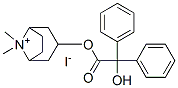 (8,8-dimethyl-8-azoniabicyclo[3.2.1]oct-3-yl) 2-hydroxy-2,2-diphenyl-acetate iodide 구조식 이미지