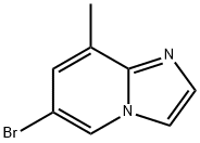 6-BROMO-8-METHYLIMIDAZO[1,2-A]PYRIDINE Structure