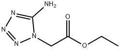 에틸(5-아미노-1H-테트라졸-1-YL)아세테이트 구조식 이미지