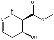 3-Pyridazinecarboxylicacid,2,3,4,5-tetrahydro-4-hydroxy-,methylester,(3R,4R)-(9CI) Structure