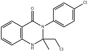 2-(CHLOROMETHYL)-3-(4-CHLOROPHENYL)-2-METHYL-1,2,3,4-TETRAHYDROQUINAZOLIN-4-ONE Structure