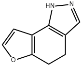 4,5-DIHYDRO-1H-FURO[2,3-G]인다졸 구조식 이미지