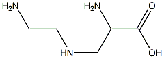 (R)-2-아미노-3-(2-아미노에틸아미노)프로피온산 구조식 이미지