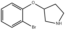 3-(2-Bromo-phenoxy)-pyrrolidine Structure