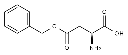 L-Aspartic acid 4-benzyl ester 구조식 이미지