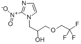 2-NITRO-ALPHA-[(2,2,2-TRIFLUOROETHOXY)METHYL]-IMIDAZOLE-1-ETHANOL 구조식 이미지