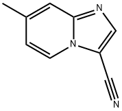 3-Cyano-7-methylimidazo(1,2-a)pyridine Structure