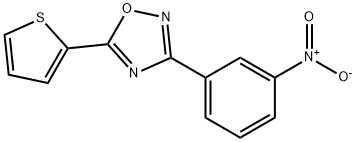 3-(3-NITROPHENYL)-5-(2-THIENYL)-1,2,4-OXADIAZOLE Structure