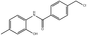 N1-(2-HYDROXY-4-METHYLPHENYL)-4-(CHLOROMETHYL)BENZAMIDE Structure