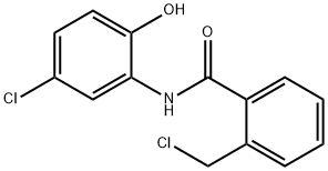 N1-(5-CHLORO-2-HYDROXYPHENYL)-2-(클로로메틸)벤즈아미드 구조식 이미지