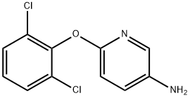 6-(2,6-DICHLOROPHENOXY)PYRIDIN-3-AMINE Structure