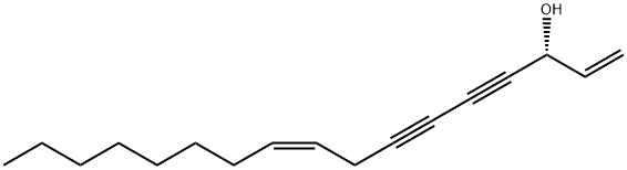 1,9-Heptadecadiene-4,6-diyn-3-ol 구조식 이미지