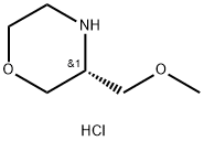 (R)-3-(MethoxyMethyl)-Morpholine HCl Structure