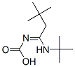 카르밤산,[1-[(1,1-디메틸에틸)아미노]에틸리덴]-,1,1-디메틸에틸 구조식 이미지