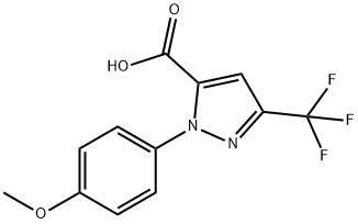 1-(4-METHOXYPHENYL)-3-(TRIFLUOROMETHYL)-1H-PYRAZOLE-5-CARBOXYLIC ACID Structure