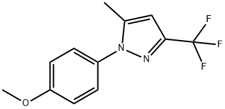 1-(4-METHOXYPHENYL)-5-METHYL-3-(TRIFLUOROMETHYL)-1H-PYRAZOLE 구조식 이미지