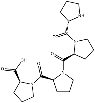 H-PRO-PRO-PRO-PRO-OH Structure