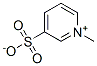 1-methyl-3-sulphonatopyridinium Structure