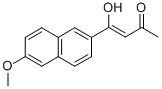 3-Buten-2-one, 4-hydroxy-4-(6-methoxy-2-naphthalenyl)-, (3Z)- Structure