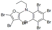 2-푸라나민,3,4,5-트리브로모-N-(펜타브로모페닐)-N-프로필-(9CI) 구조식 이미지