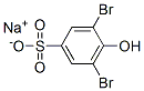 sodium 3,5-dibromo-4-hydroxybenzenesulphonate  Structure