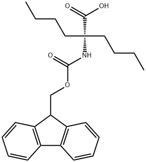 2-(((9H-fluoren-9-yl)Methoxy)carbonylaMino)-2-butylhexanoic acid 구조식 이미지