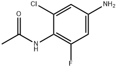 N1-(4-AMINO-2-CHLORO-6-FLUOROPHENYL)ACETAMIDE Structure