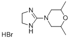 4-(4,5-DIHYDRO-1H-IMIDAZOL-2-YL)-2,6-DIMETHYLMORPHOLINE HYDROBROMIDE 구조식 이미지