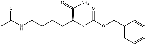 Z-LYS(AC)-NH2 Structure