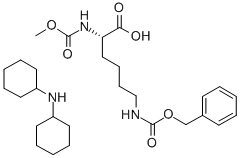 METHOXYCARBONYL-LYS(Z)-OH DCHA Structure