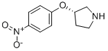 3-(S)-(4-니트로페녹시)피롤리딘 구조식 이미지