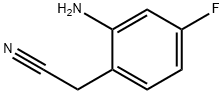 벤젠아세토니트릴,2-아미노-4-플루오로-(9CI) 구조식 이미지