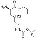 D-LYSINE(BOC)-ALLYL ESTER HCL Structure