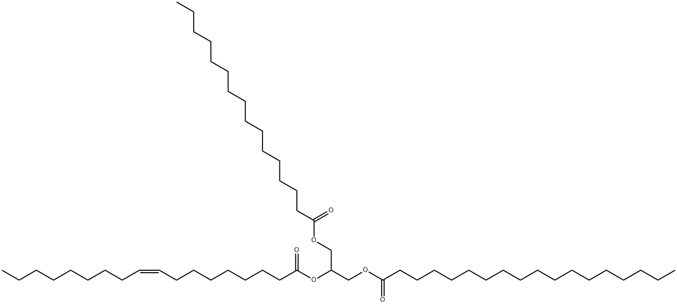 1 - [[(1-оксогексадецил) окси] метил] -2 - [(1-оксооктадецил) окси] этилолеат структурированное изображение