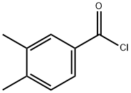 3,4-DIMETHYLBENZENE-1-CARBONYL CHLORIDE 구조식 이미지