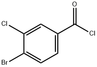 4-Bromo-3-chlorobenzoyl chloride 구조식 이미지