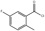 5-Fluoro-2-methylbenzoyl chloride 구조식 이미지