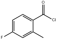 4-플루오로-2-메틸벤조일염화물99 구조식 이미지