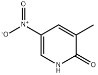 2-HYDROXY-3-METHYL-5-NITROPYRIDINE 구조식 이미지