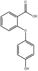 2-(4-Hydroxyphenoxy)benzoic acid Structure