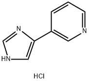 3-(3H-이미다졸-4-일)-피리딘 구조식 이미지