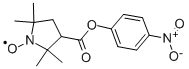 3-(4-NITROPHENOXYCARBONYL)-2,2,5,5-TETRAMETHYL-1-PYRROLIDINYLOXY Structure