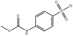 Methyl [4-(chlorosulfonyl)phenyl]carbamate Structure