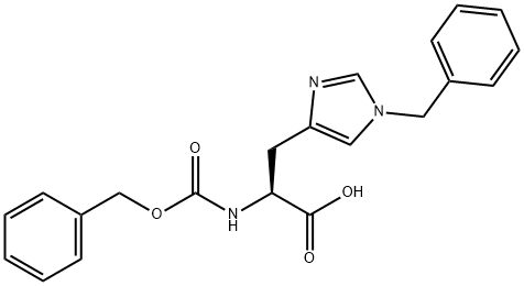 Z-HIS(BZL)-OH Structure