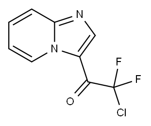 3-(Chlorodifluoroacetyl)imidazo[1,2-a]pyridine 구조식 이미지