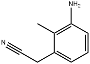 벤젠아세토니트릴,3-아미노-2-메틸-(9CI) 구조식 이미지